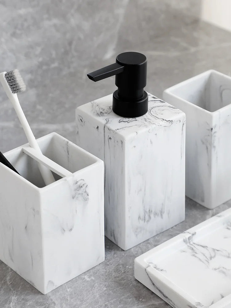 Marble Mood Bathroom Set