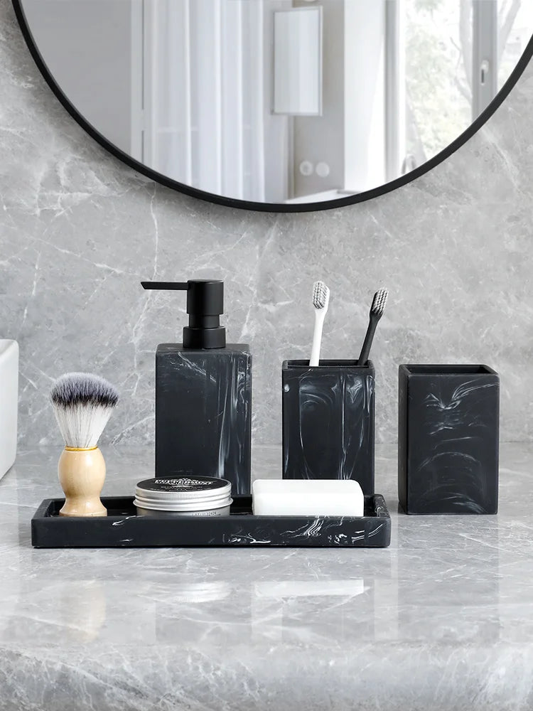 Marble Mood Bathroom Set