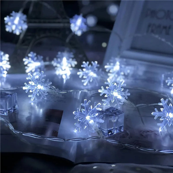 Snowflake String Lights