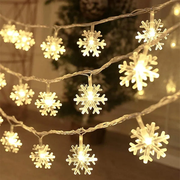 Snowflake String Lights