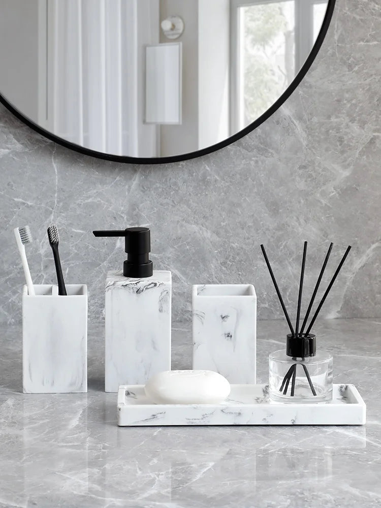 Marble Mood Bathroom Set