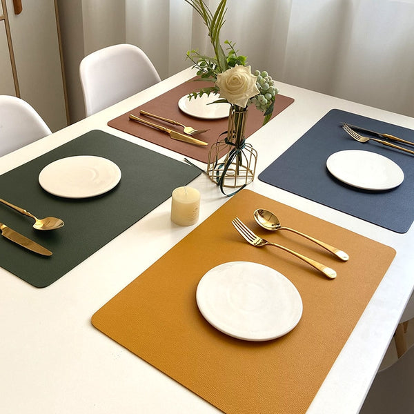 Vegan Leather Table Mats